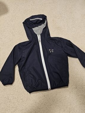 Navy Blue Windbreaker Black Dog 3t